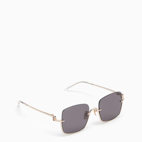 Square Gold Sunglasses - Gucci Eyewear - Modalova