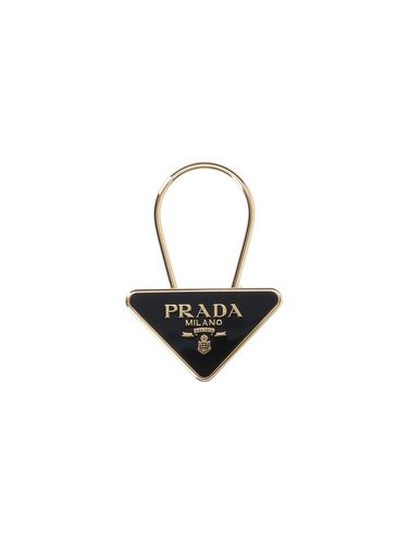 Prada Logo Keyring - Prada - Modalova