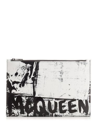 Mcqueen Graffiti Clutch - Alexander McQueen - Modalova