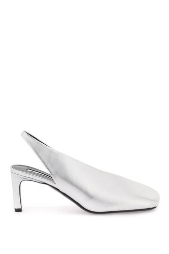 Laminated Leather Slingback Pumps - Jil Sander - Modalova