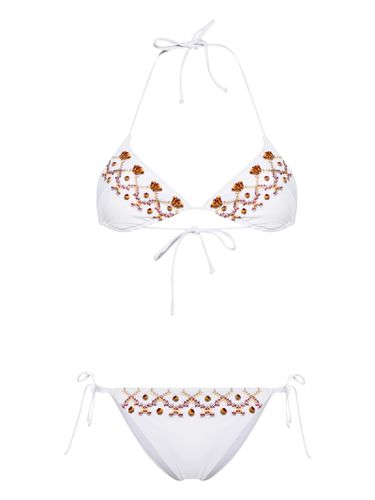 Bikini With Ethnic Embroidery - Ermanno Scervino - Modalova