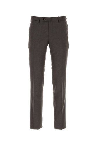 Dark Grey Stretch Wool Pant - PT Torino - Modalova