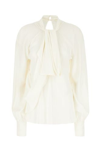 Genny Ivory Acetate Blend Blouse - Genny - Modalova