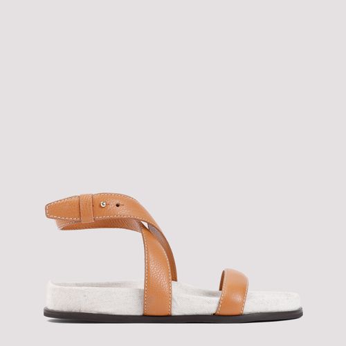 Totême Leather Chunky Sandal - Totême - Modalova