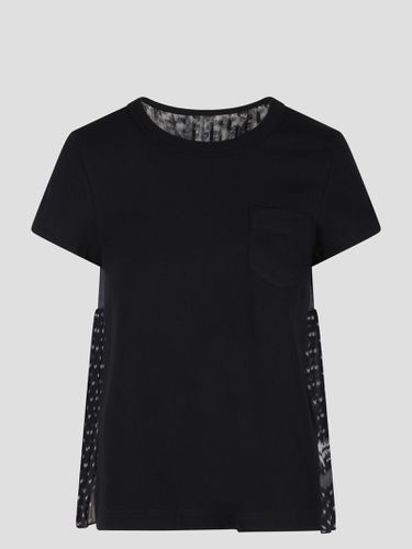 Sacai Plisse` T-shirt - Sacai - Modalova