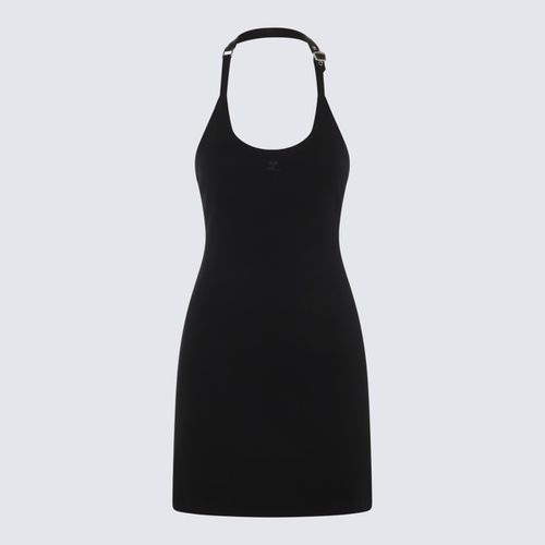 Courrèges Black Cotton Mini Dress - Courrèges - Modalova