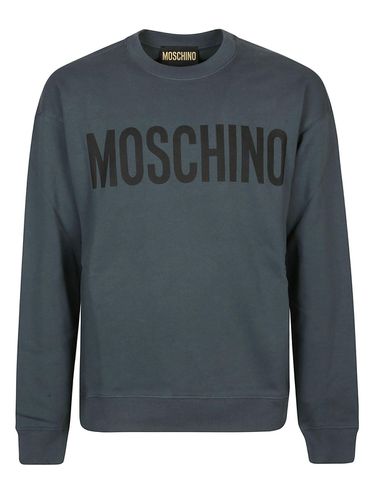 Logo Printed Crewneck Sweatshirt - Moschino - Modalova