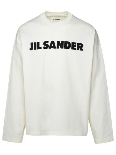 Jil Sander Ivory Cotton T-shirt - Jil Sander - Modalova