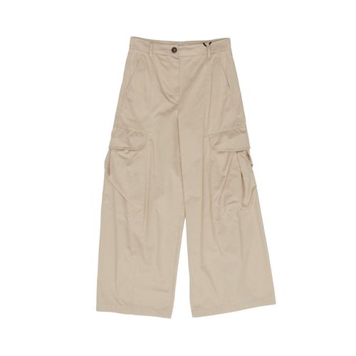 Button Detailed Wide Leg Pants - 'S Max Mara - Modalova