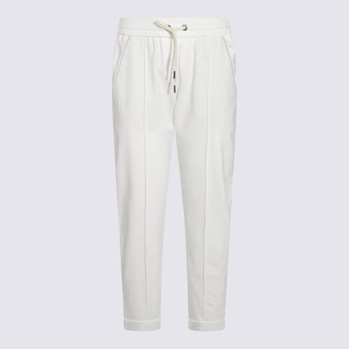 White Cotton Pants - Brunello Cucinelli - Modalova