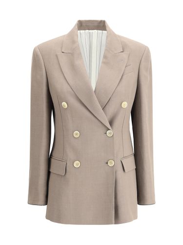 Double-breasted Blazer - Brunello Cucinelli - Modalova