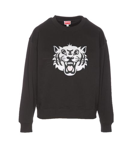 Happy Tiger Embroidered Sweatshirt - Kenzo - Modalova