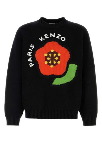 Kenzo Black Wool Blend Sweater - Kenzo - Modalova