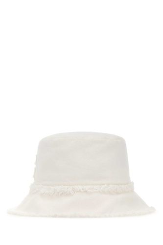 Miu Miu White Denim Hat - Miu Miu - Modalova