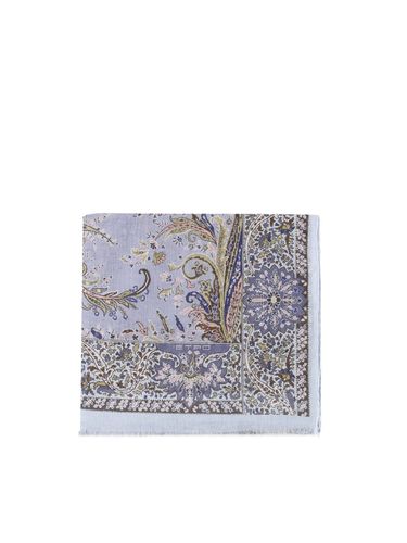 Paisley Scarf In Cashmere Blend - Etro - Modalova