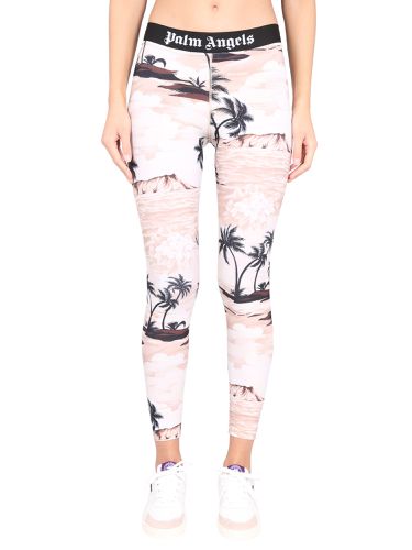 Palm Angels Hawaiian Leggings - Palm Angels - Modalova