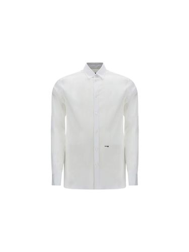 Dsquared2 White Cotton Blend Shirt - Dsquared2 - Modalova