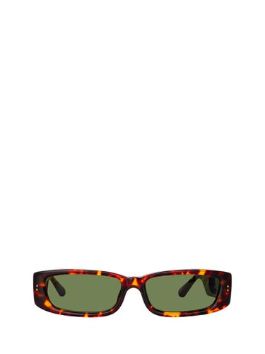 Lfl1419 Dark T- / Light Gold Sunglasses - Linda Farrow - Modalova