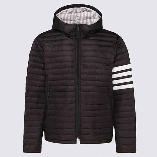 And White Down Jacket - Thom Browne - Modalova