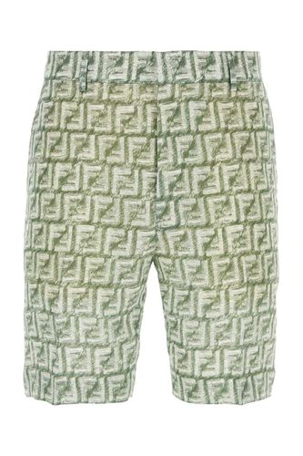 Fendi Ff Printed Bermuda Shorts - Fendi - Modalova