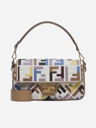 Fendi Baguette Ff Jacquard Bag - Fendi - Modalova