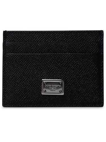 Leather Dauphine Card Holder - Dolce & Gabbana - Modalova