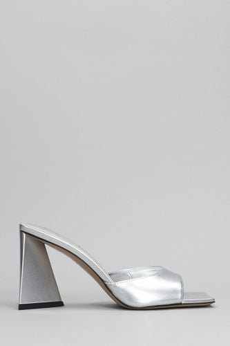 Mini Devon Slipper-mule In Leather - The Attico - Modalova