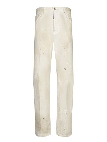 Dsquared2 Loose 642 Ivory Jeans - Dsquared2 - Modalova