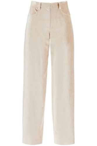 Velvet Pants For A Stylish Look - Brunello Cucinelli - Modalova