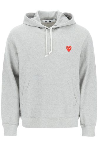 Heart Patch Unisex Hoodie - Comme des Garçons Play - Modalova