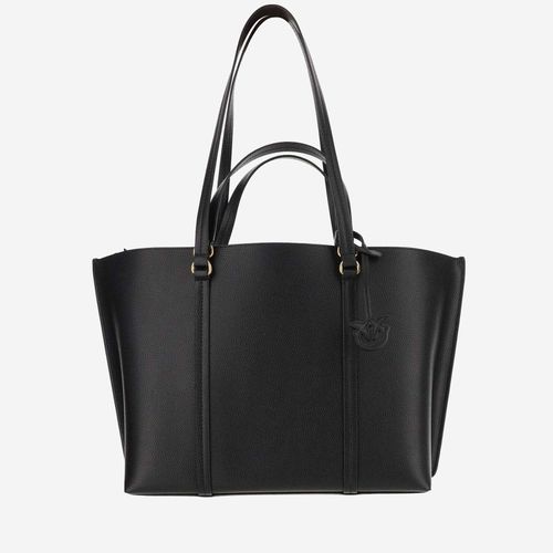 Pinko Large Leather Shopper Bag - Pinko - Modalova