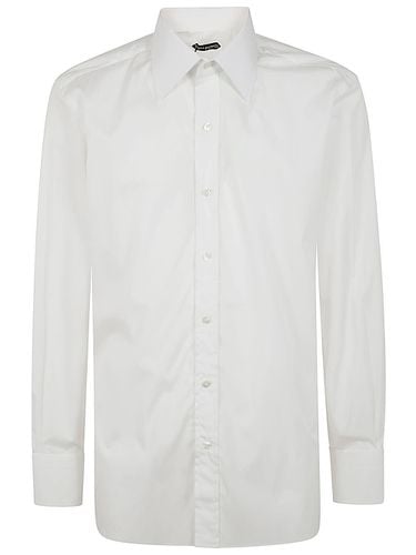 Stretch Poplin Classic Fit Shirt - Tom Ford - Modalova