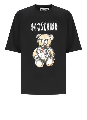 Moschino T-shirt With Logo - Moschino - Modalova