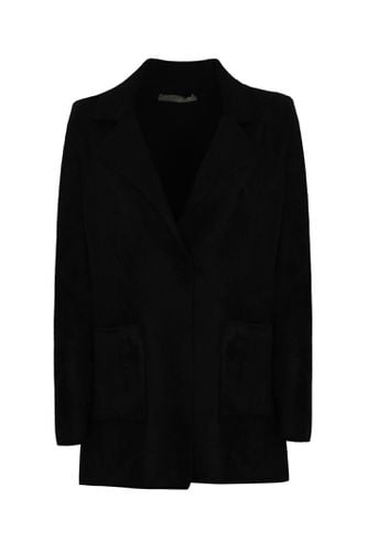 D. Exterior Long Velvet Knitted Jacket - D.Exterior - Modalova