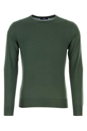 Fedeli Green Cashmere Blend Sweater - Fedeli - Modalova