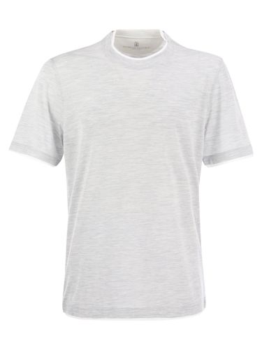 Slim Fit Crew-neck T-shirt In Lightweight Cotton Jersey - Brunello Cucinelli - Modalova