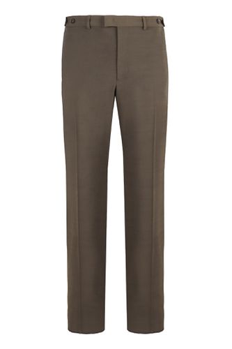 Wool Blend Tailored Trousers - Emporio Armani - Modalova