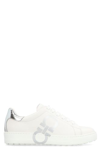 Ferragamo Leather Low-top Sneakers - Ferragamo - Modalova