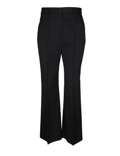 Lanvin Flared Pants In Black Wool - Lanvin - Modalova