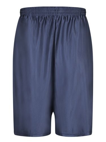 Unity Sports Icon Dark Blue Basket Shorts With Unity Motif In Laminated Jersey Man - Balenciaga - Modalova