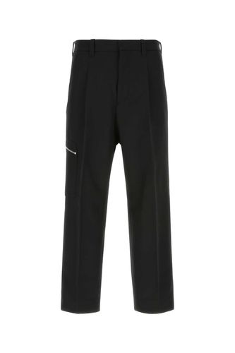 OAMC Black Polyester Wide-leg Pant - OAMC - Modalova