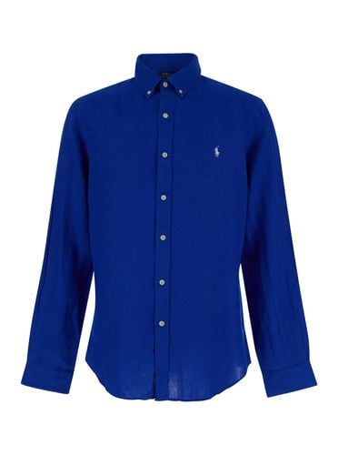 Linen Shirt With Pony Logo - Polo Ralph Lauren - Modalova