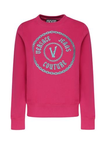 Cotton Sweatshirt - Versace Jeans Couture - Modalova