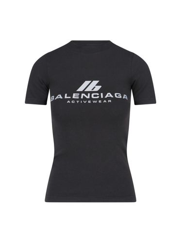 Activewear Stretch Jersey T-shirt - Balenciaga - Modalova