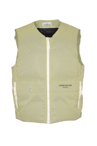 Stone Island Zip-up Down Vest - Stone Island - Modalova