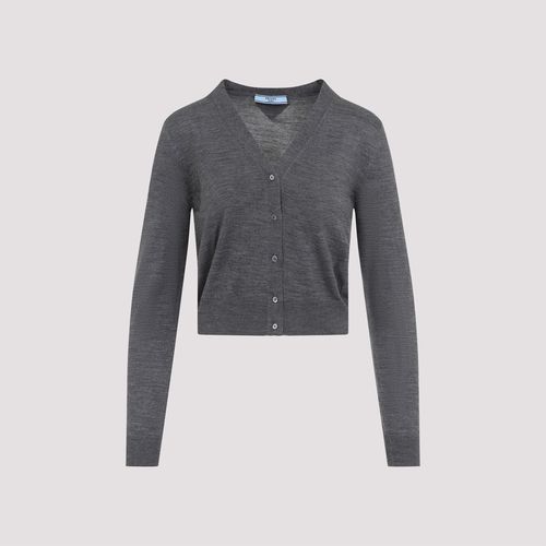 Prada Virgin Wool Cardigan - Prada - Modalova