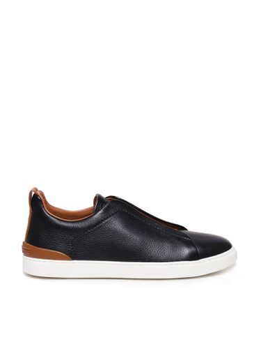 Zegna Sneaker Low Top Triple Stitch - Zegna - Modalova