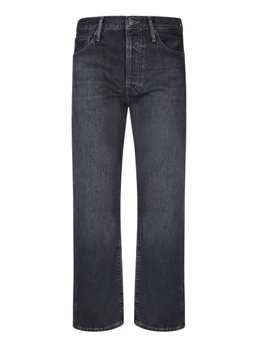 Logo Patch Mid-rise Jeans - Acne Studios - Modalova