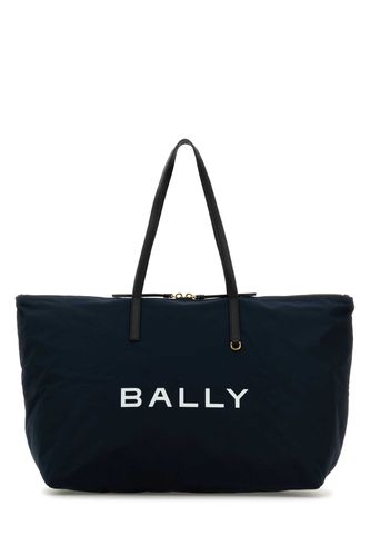 Bally Navy Blue Fabric Shopping Bag - Bally - Modalova