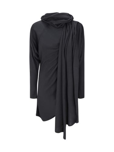 Saint Laurent Hooded Wool Dress - Saint Laurent - Modalova